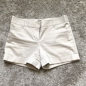 6” Editor Shorts - Cream